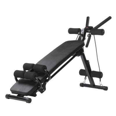 China Multifunctional Breathable Leather Crunch Abdominal Machines Foldable Sit Up Abdominal Bench For Homeuse for sale