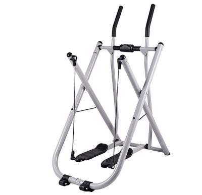 China STEEL PLASTIC Gray Tripod Fixture With Armrest Foldable Home Use Air Walker For Elderly for sale