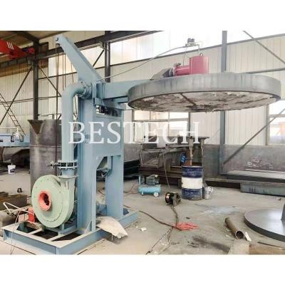 China Factory Foundry Casting Ladle Gas Heating Rotisserie Preheater Machine for sale