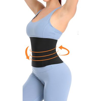 China Elastic Spandex Fabric Service OEM Back Support Body Exercise Bands 6M Body Shaper Wrap Belt Best For Women for sale