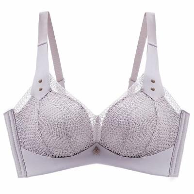 China New Fashion One Piece Sexy Strap Adjuster Lace Bra Set For Women for sale