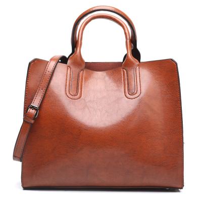 China Other Wholesale New Fashion Luxury PU Leather Folded Handbag Ladies High Quality for sale