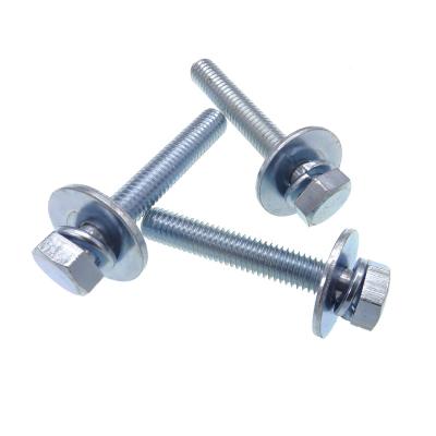 China Electrical Screw SEMS Combination Stainless Steel Screw Hex Pan Head Screws With Washers for sale