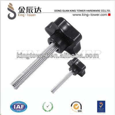 China Hand Tighten Plastic Head Screw Rubber/Plastic Head Tipped Screws for sale