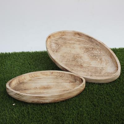 China Wooden china craft viable discount price factory supply set food wooden tray for sale