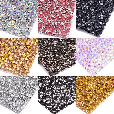 China Flatback Wholesale 24*40cm Crystals AB Strass Trim Resin Rhinestone Mesh Sheet Hotfix Crystal Mesh For Handicrafts Shoe Decoration for sale