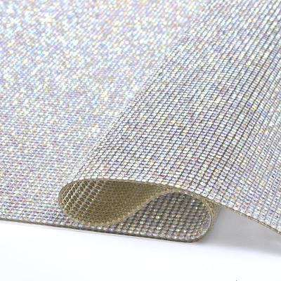 China Flatback 24*40cm Hotfix Hot-fix Self Adhesive Rhinestone Diamond Sticker Sheet For Clothing Shoes Craft  Garment DIY Accessory for sale