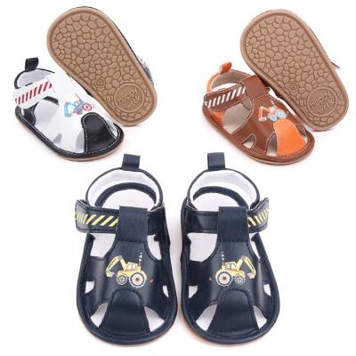 China Wholesale Stocks Baby Shoes Sandals Summer Shoes Breathable Newborn Toddler Cute Shoes for sale