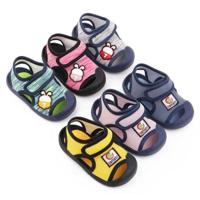 China Printed Cute Cartoon Printing Breathable Toddler Shoes Baby Sports Shoes Shape Sandals Shoes for sale