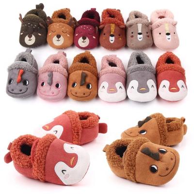 China Winter Cotton Boy Fashion Trend Baby Shoes Cartoon Cute Inclusive Toddler Shoes Soft Home Indoor Shoes for sale