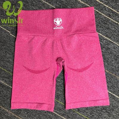 China 2022 Breathable Hip Raise High Waist Running Yoga Smiley Sports Leggings Quick Dry Fitness Pants for sale