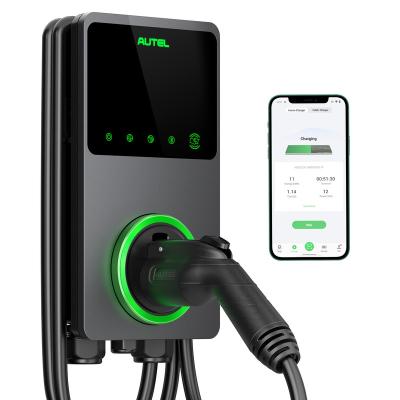 China Autel charging APP; Autel cloud charging mid to height 7kw 11kw 22kw wall box AC ev charger station supplier ev charger level 2 electric car charging for sale