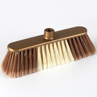 China New Sustainable Parts Soft Plastic Filaments Broom Head Cleaning Brush Household Cleaning Tools Plastic Broom Soft Fiber for sale