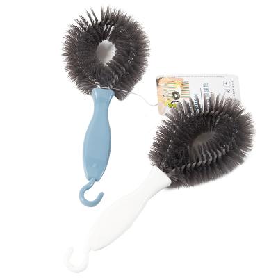 China Sustainable Household Fashion Simple Multifunctional Dish And Pot Cleaning Brush 360 Degree Bathroom No Dead Angle Cleaning Brush for sale