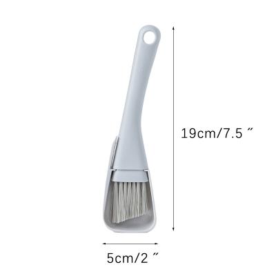 China Viable Window Cleaning Brush Window Crack Remover for Door Floor Keyboard Brush+dustpan 2 in 1 Household Cleaning Tool Kit for sale