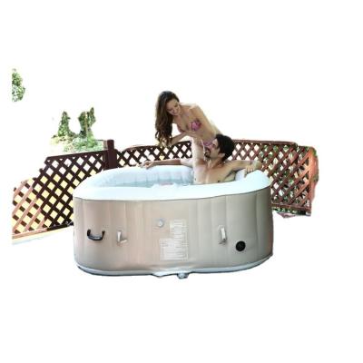 China New Super White Inflatable Hot Tub Inflatable Spa Bathtub Best Quality Hot Tub Gazebo Outdoor Hot Tub Embedded Outdoor Spa Bathtub for sale