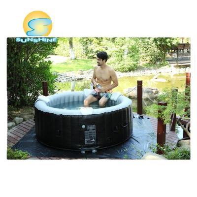 China Factory fashion best-selling hot tub built-in hot tub for 2 person inflatable hot tub 2 person sauna hot tub inflatable adult spa p for sale