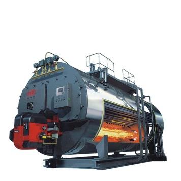 China Hotels Fuel Oil Gas Based WNSThree Series Automatic Horizontal Return Steam Boiler With Factory Price for sale