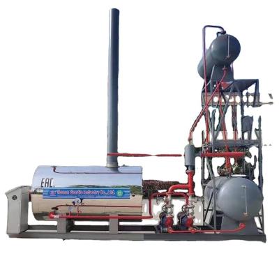 China Hotels Gas Skid Mounted Heat Transfer Petroleum Gasoline And Oil Boiler for sale