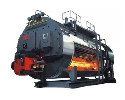 China Hotels Fuel Oil Gas Based WNSThree Series Automatic Horizontal Return Steam Boiler With Factory Price for sale