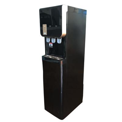 China Hotel POU compressor cooling three hot cold and hot taps with child-lock water dispenser for sale