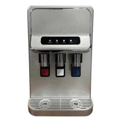 China Hot Cold Hot Hotel Compressor Cooling Desktop Pipeline Water Dispenser for sale