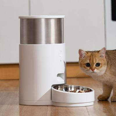 China Tuya Wonder Pet Driver Light Smart Dog Cat Automatic Food Feeder Bowl Automatic APP New Design with WIFI for sale