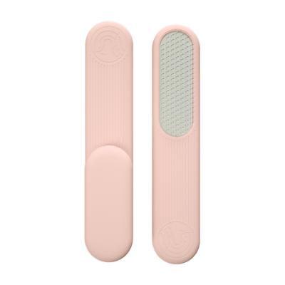 China Viable Travel Pet Hair Removal Brush Self-cleaning Hair Remover Pet Foundation Remove Cat And Dog Fur Fiber for sale