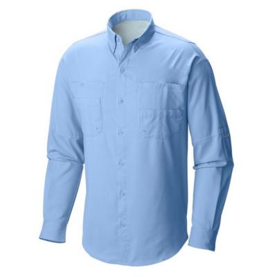 China Men's Breathable Long Sleeve Shirt Quick Dry Fit Fishing Shirt for sale