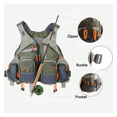 China BOWINS Breathable Men's Multi-pockets Outdoor Fishing Vest for sale