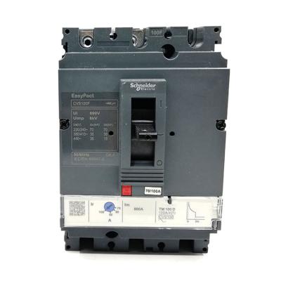 China LV510337 100A Copper Circuit Breaker Easypact Schneider CVS CVS100F 100A 3 Pole MCCB for sale