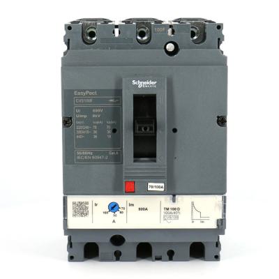 China LV510336 Easypact CVS CVS100F 3P 80 Amp MCCB Copper Circuit Breaker for sale