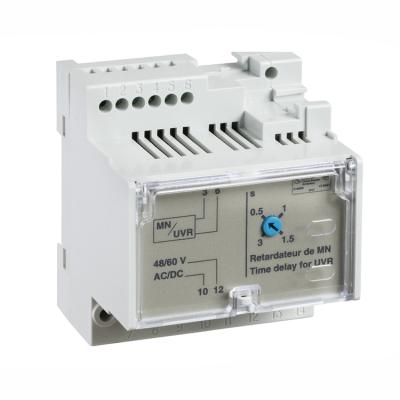 China Control Manganese Delay Unit Compact NSX MCCB Adjustable Time Delay Relay For Manganese Voltage Release for sale