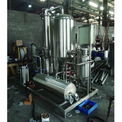 China Hot Selling Sewage External Circulation Vacuum Single-Effect Vacuum Cryogenic Decompression Dyeing Concentrator for sale