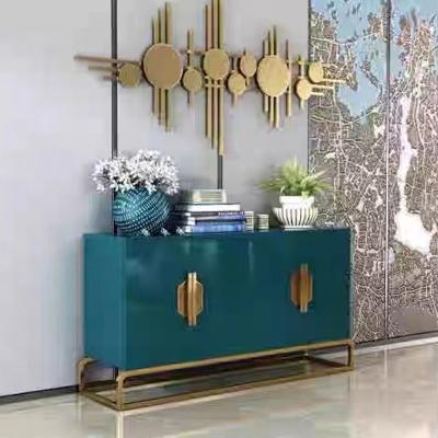 China Home Furniture Modern Lightweight Luxury Solid Wood Dining Cabinet Capacity Living Room Large Capacity Sideboard for sale