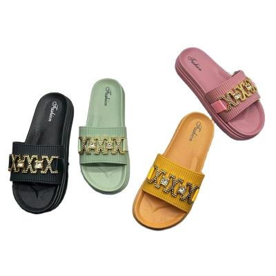 China Fashion trend good quality fashion shoes for women new styles thick soles sandals for women and ladies slippers woman for sale