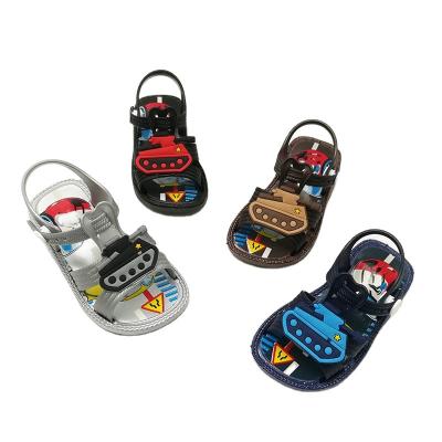 China Boys Cheap Non-slip Outdoor Toddler Sandals Baby Cartoon Deodorization Price Squeaky Baby Shoes for sale