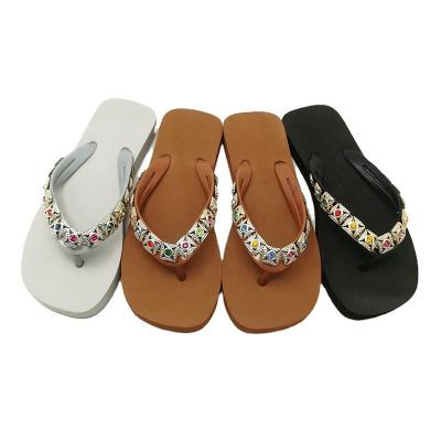 China Fashion Trend Good Quality EVA Stylish Slippers Women Flip Flop Slippers Lady Shoes Casual Slipper for sale