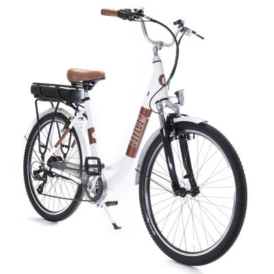 China High quality aluminum alloy women urban electric bicycle city electric bike with hidden lithium battery for sale