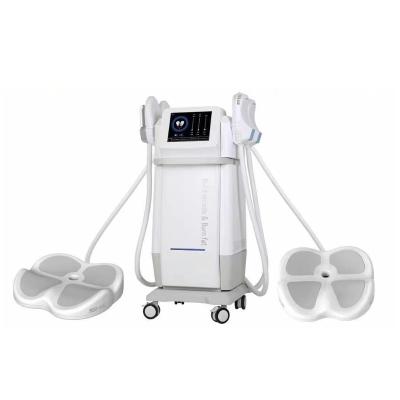 China High Intensity Electromagnetic EMS Weight Loss Sculpt 4 Handles Body Stimulation Machine with 2 Floor Muscles Rehabilitation Pelvic Pads for sale