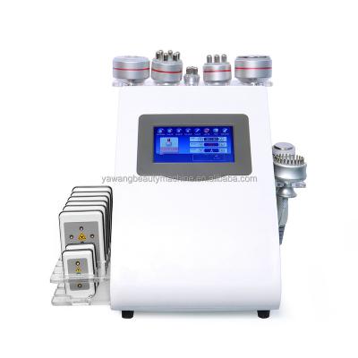 China Weight Loss 9 in 1 Ultrasonic Cavitation Lipo System Laser Cavitation Vacuum RF Slimming Beauty Machine for sale