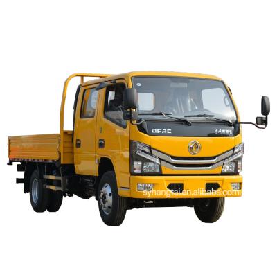 China 4x2 Light Cargo Truck 5 Seats Light Flatbed Cargo Truck 115hp For Pickup for sale