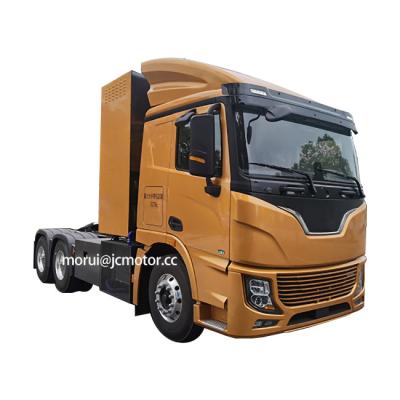 China FCEV Neue Energie Wasserstoff Elektro-Traktor Lkw 10 Räder 6x4 49 Tonnen 450km Meilenlänge zu verkaufen