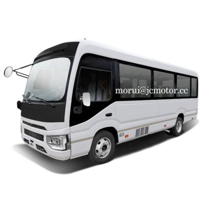 China 7m BEV Direito Direito 22 lugares Elétrico Coaster Bus Transporte de passageiros Intercidade 200km à venda