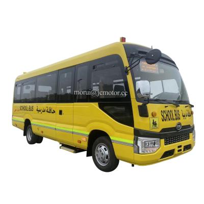 China Aanpassing 7m Iveco Diesel Motor 22 zitplaatsen Coaster School Bus Manuele Transmissie Te koop