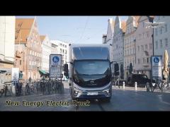 EU Standard New Energy Electric Truck Vans 350KM Cold Chain For Logistics