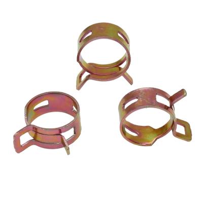 China High Quality Metal Color Spring Pipe Clamp For Automobile Special Pipe Clamp for sale