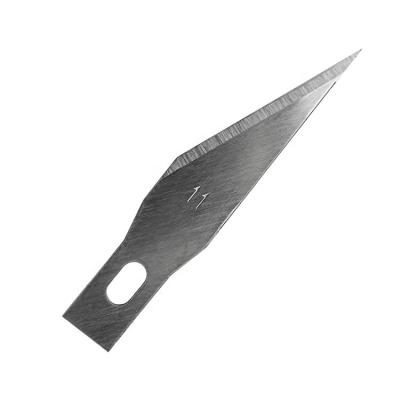 China Free Sample #11 Heavy Duty Quick-Change SK5 Carving Blade Replacement Hobby Blades for Art and Craft for sale