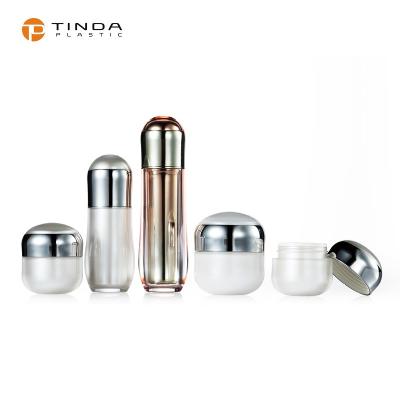 China Personal Care 50ml Luxury Plastic Empty Bottle Set For Cosmetic Packaging for sale