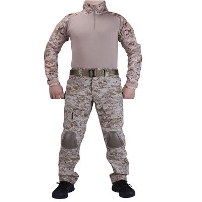 China Full Body Camouflage Desert Combat Training Suit Camouflage Frog Tactical Suit Combat Anti-static Digital Suit for sale